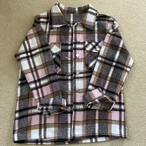 Plaid shacket